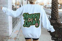 Rhinestone Happy Go Lucky PNG | St Patrick's Day Png Product Image 6