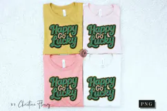 Rhinestone Happy Go Lucky PNG | St Patrick's Day Png Product Image 8