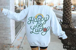 Rhinestone Happy Go Lucky PNG | St Patrick's Day Png Product Image 5