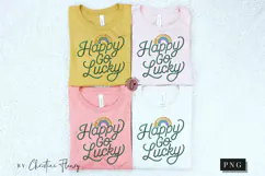 Rhinestone Happy Go Lucky PNG | St Patrick's Day Png Product Image 6