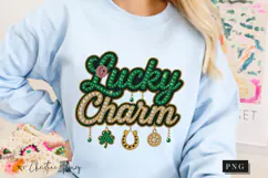 Rhinestone Lucky Charm PNG | St Patrick's Day Png Product Image 9