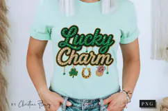 Rhinestone Lucky Charm PNG | St Patrick's Day Png Product Image 10