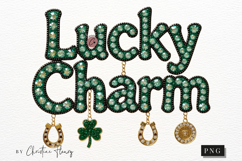 Rhinestone Lucky Charm PNG | St Patrick's Day Png Product Image 4