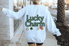 Rhinestone Lucky Charm PNG | St Patrick's Day Png Product Image 5