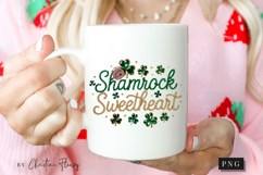 Shamrock Sweetheart Rhinestone PNG | St Patrick's Day Png Product Image 2
