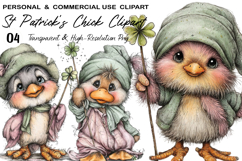 St Patrick's Chick Clipart Product Image 1