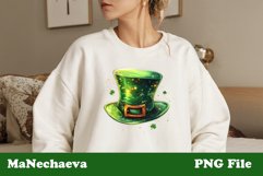 Leprechaun Hat Clipart | St. Patrick&#039;s PNG Sublimation Product Image 2