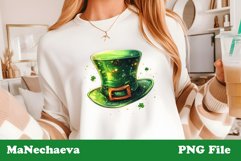 Leprechaun Hat Clipart | St. Patrick&#039;s PNG Sublimation Product Image 3