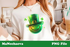 Smiley Hat Clipart | St. Patrick&#039;s PNG Sublimation Product Image 1