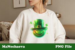 Smiley Hat Clipart | St. Patrick&#039;s PNG Sublimation Product Image 3