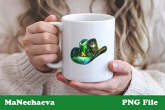 St Patrick&#039;s Day Cowboy Hat Sublimation | Irish Clipart PNG Product Image 3