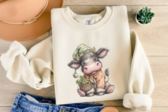 St Patrick's Cow Clipart Product Image 2
