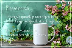 Mug Mockup, St Patrick&#039;s Day Mug Mockup, White Mug Photo, d1 Product Image 2