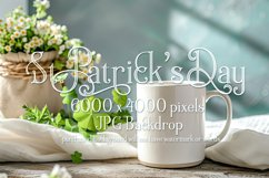 Mug Mockup, St Patrick&#039;s Day Mug Mockup, White Mug Photo, 14 Product Image 1
