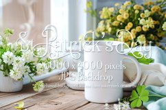 Mug Mockup, St Patrick&#039;s Day Mug Mockup, White Mug Photo, 43 Product Image 1