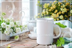 Mug Mockup, St Patrick&#039;s Day Mug Mockup, White Mug Photo, 43 Product Image 2