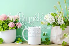Mug Mockup, St Patrick&#039;s Day Mug Mockup, White Mug Photo, 48 Product Image 1