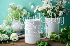 Mug Mockup, St Patrick&#039;s Day Mug Mockup, White Mug Photo, d5 Product Image 1