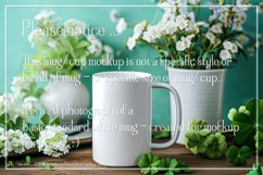 Mug Mockup, St Patrick&#039;s Day Mug Mockup, White Mug Photo, d5 Product Image 2