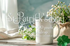 Mug Mockup, St Patrick&#039;s Day Mug Mockup, White Mug Photo, d6 Product Image 1