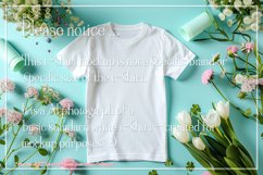 T-shirt Mockup, St Patrick&#039;s Day White T-Shirt Mockup, d12 Product Image 2