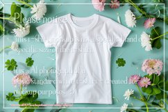 T-shirt Mockup, St Patrick&#039;s Day White T-Shirt Mockup, d20 Product Image 2