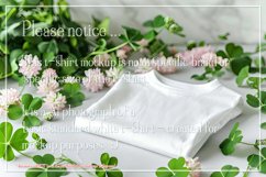 T-shirt Mockup, St Patrick&#039;s Day White T-Shirt Mockup, d23 Product Image 2