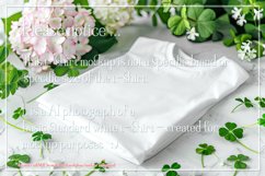 T-shirt Mockup, St Patrick&#039;s Day White T-Shirt Mockup, d24 Product Image 2