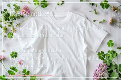 T-shirt Mockup, St Patrick&#039;s Day White T-Shirt Mockup, d28 Product Image 2