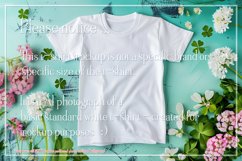 T-shirt Mockup, St Patrick&#039;s Day White T-Shirt Mockup, d3 Product Image 2