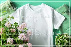 T-shirt Mockup, St Patrick&#039;s Day White T-Shirt Mockup, d36 Product Image 2