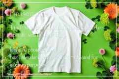 T-shirt Mockup, St Patrick&#039;s Day White T-Shirt Mockup, d40 Product Image 2
