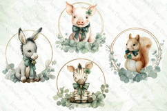 St. Patrick’s Day Animal Clipart Product Image 1