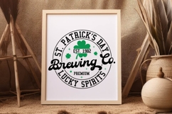 St. Patrick’s Day Brewing Co. Sign SVG Design Product Image 3