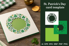 St. Patrick's Day card, St. Patrick's Day template Product Image 1