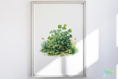 St. Patrick’s Day Clover Watercolor Product Image 2