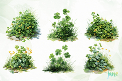 St. Patrick’s Day Clover Watercolor Product Image 7