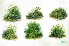 St. Patrick’s Day Clover Watercolor Product Image 6