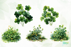 St. Patrick’s Day Clover Watercolor Product Image 4