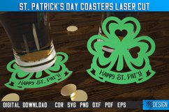 St. Patrick&#039;s Day Coasters | St Patrick&#039;s Day Symbols | CNC Product Image 1
