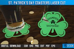 St. Patrick&#039;s Day Coasters Laser Cut Bundle,Shamrock Coaster Product Image 11