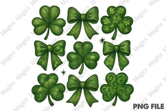 St Patrick's Day Coquette Png, Lucky Png Product Image 1