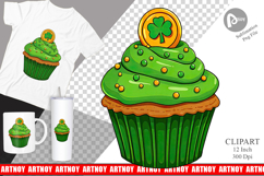 Lucky Cupcake Clipart Product Image 1
