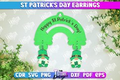 St Patrick&#039;s Day Earrings | Shamrock | St Patrick&#039;s Signs Product Image 1