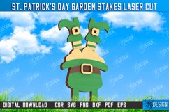 St. Patrick&#039;s Day Garden Stake Laser Cut Bundle, Yard Stakes Product Image 6
