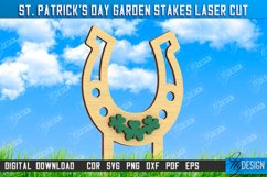 St. Patrick&#039;s Day Garden Stake Laser Cut Bundle, Yard Stakes Product Image 8