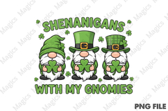 St. Patrick’s Day Gnomes PNG Product Image 1