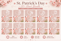 St. Patrick's Day Heart Svg Bundle Product Image 1