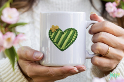 St. Patrick’s Day Knitted Heart Clipart Product Image 3