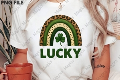 St. Patrick's Day Lucky Rainbow Cuttable Design Product Image 2